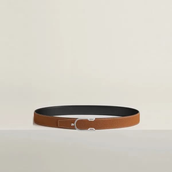 에르메스 남성 S Eperon 버클 리버서블 벨트 - Hermes Mens S Eperon… - 1