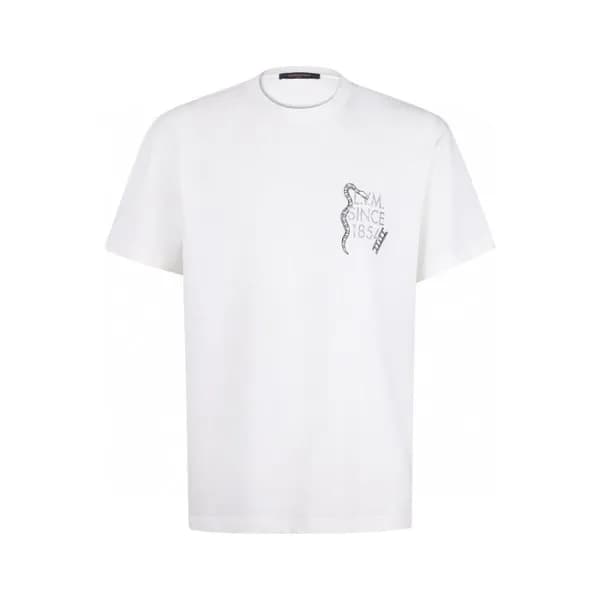 루이비통 남성 라운드 반팔 티셔츠 - Louis vuitton Mens Round Tshi… - 1
