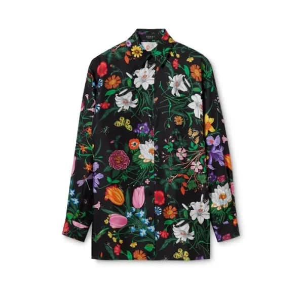 구찌 여성 실크 셔츠 - Gucci Womens Silk Shirts - guc13843x - 1