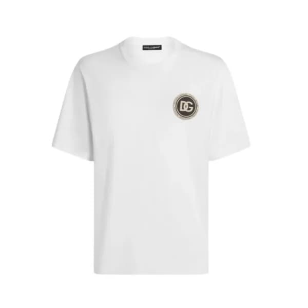 돌체앤가바나 남성 라운드 반팔 티셔츠 - Dolce&Gabbana Mens Round Ts… - 1