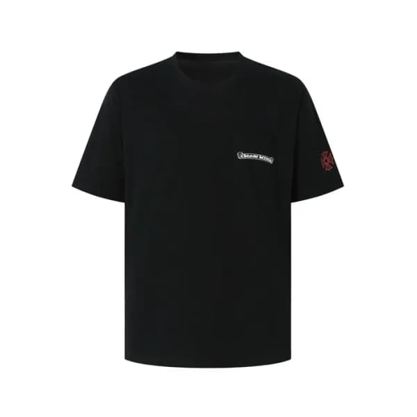 크롬하츠 남성 라운드 반팔티 - Chrom Hearts Mens Round Tshirt -… - 1