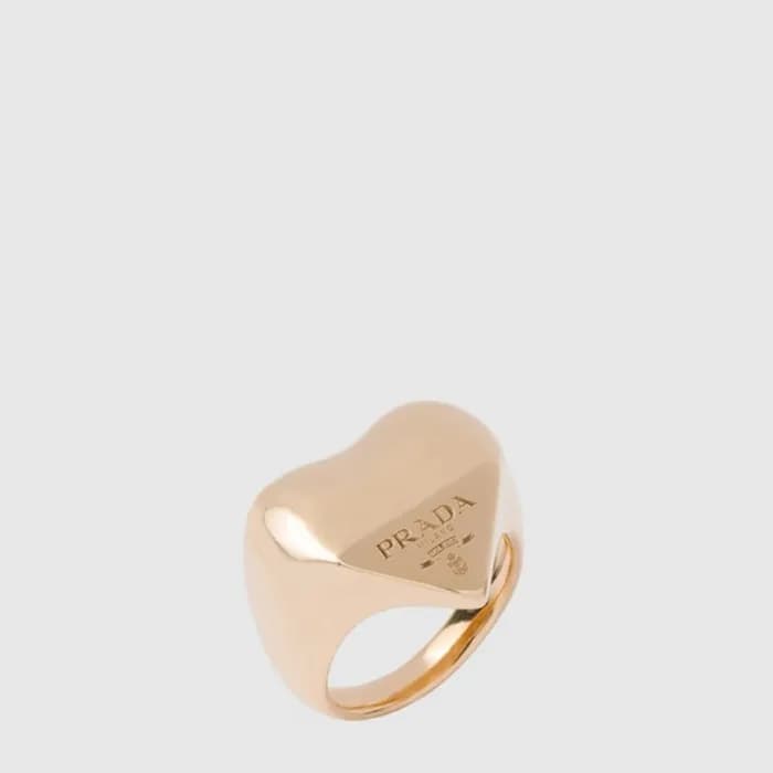 프라다 남/녀 이터널 골드 반지 - Prada Unisex Eternal Gold Ring… - 1