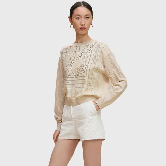 에르메스 여성 라운드 스웨터 - Hermes Womens Round Knitwear - g… - 1