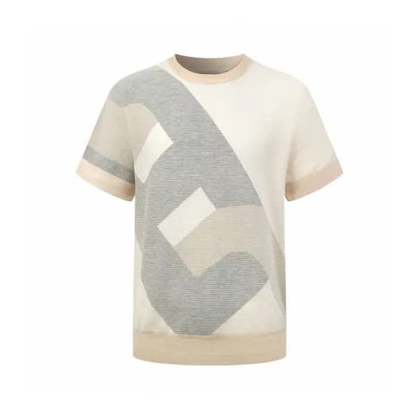에르메스 남성 라운드 반팔티 - Hermes Mens Round Tshirt - hec15… - 1