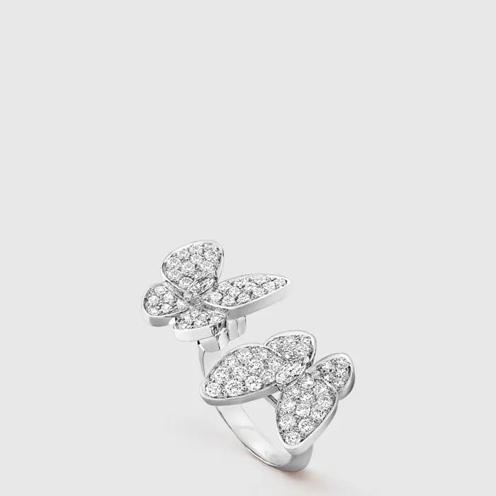 반클리프 아펠 여성 투 버터플라이 비트윈 더 핑거 링 - Van Cleef & Arpels… - 1