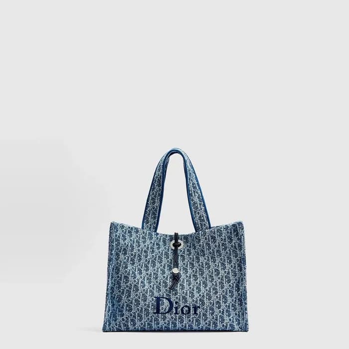 디올 여성 디올리비에라 스펀지 이펙트 북 토트 백 미디엄 - Dior Womens Dioliviera Sponge Effect Book Tote Bag Medium - dib17341x - 1