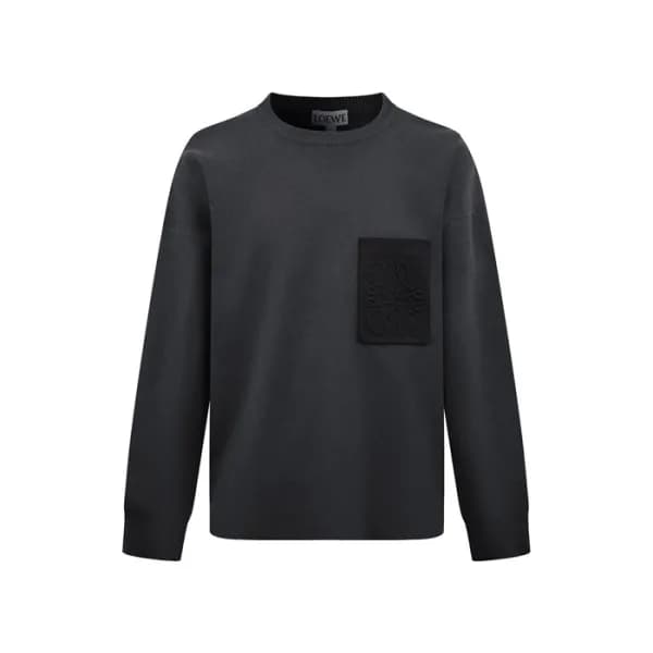 로에베 남성 라운드 스웨터 - Loewe Mens Round Sweater - loc17791x - 1