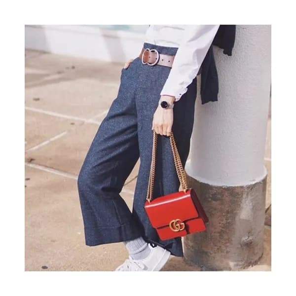 Gucci GG Marmont Mini Chain Shoulder Bag,19CM - 구찌… - 1