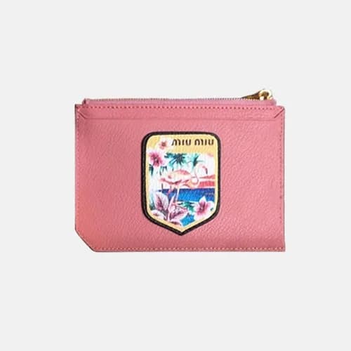 MiuMiu 2018 Ladies Leather Card Wallet 5MC008 - 미우…