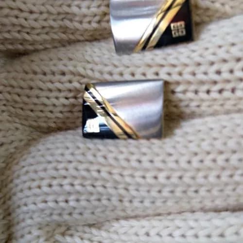 GIVENCHY MENS YELLOW GOLD CUFFS - 지방시 남성용 … - 1