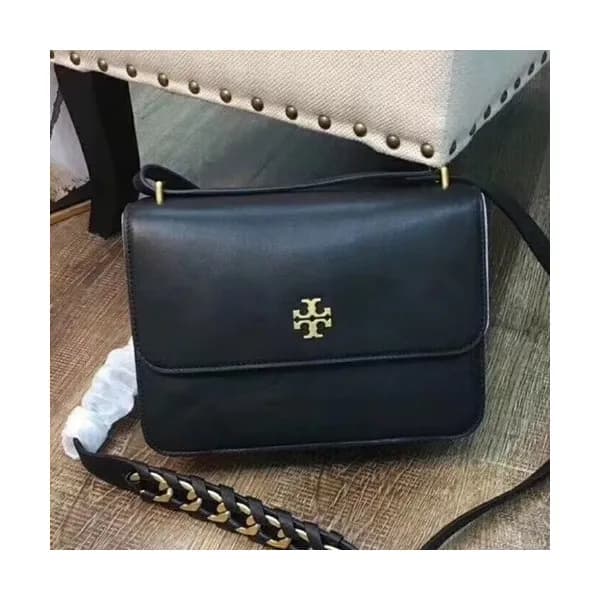 Tory Burch 2018 Leather Black Tassel Shoulder Bag,… - 1