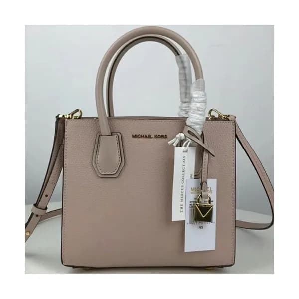 Michael Kors Mercer Leather Tote Shoulder Bag, 22C… - 1