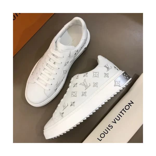 Louis Vuitton 2018 Leather Sneakers - 루이비통 신상 레더 스… - 1