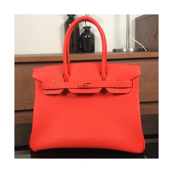Hermes Birkin Togo Leather Tote Shoulder Bag ,30cm… - 1