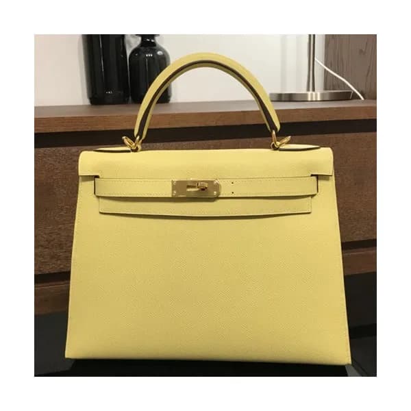 Hermes Kelly Epsom Leather Tote Shoulder Bag ,28cm… - 1