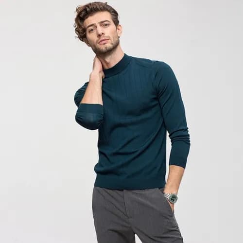 Prada 2018 Mens Wool Crew neck Tee - 프라다 남성 울 크루넥티… - 1