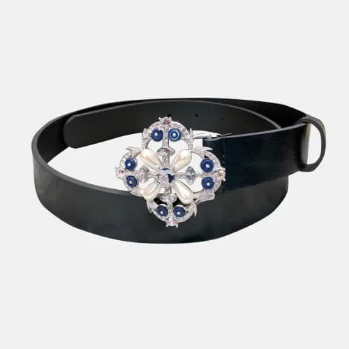 Chanel 2019 Ladies Embellished Satin Juwel Buckle… - 1