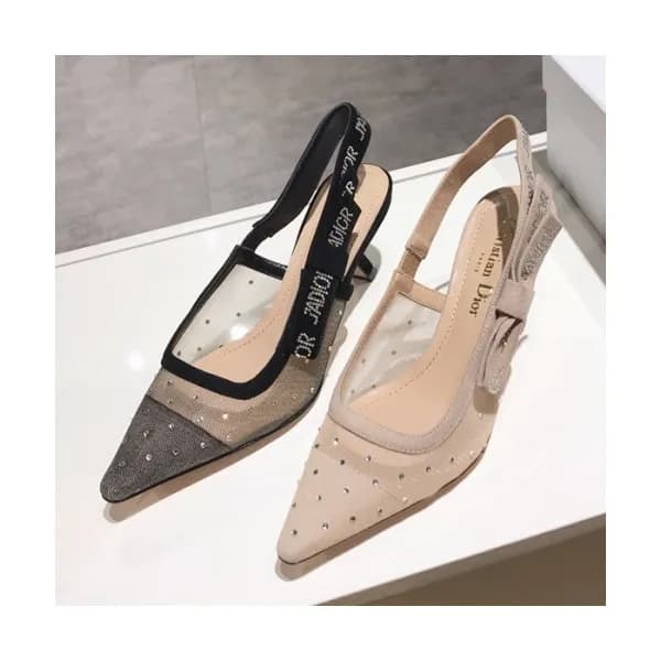 Christian Dior 2019 Womens J'adior Mesh Slingb… - 1