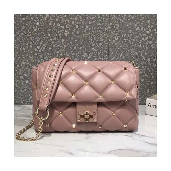Valentino 2019 Leather Garavani CandyStud Small Ch… - 1