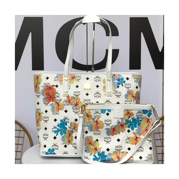 MCM Essential Visetos Tote Shoulder Bag,35cm - 엠씨엠… - 1