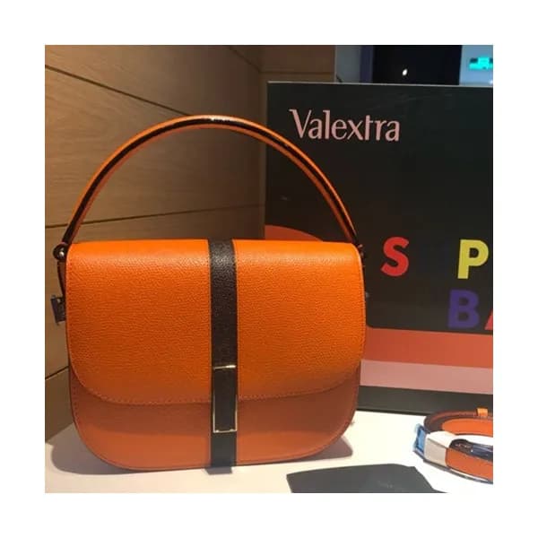 Valextra 2019 Epsom Leather Tote Shoulder Bag,20/2… - 1