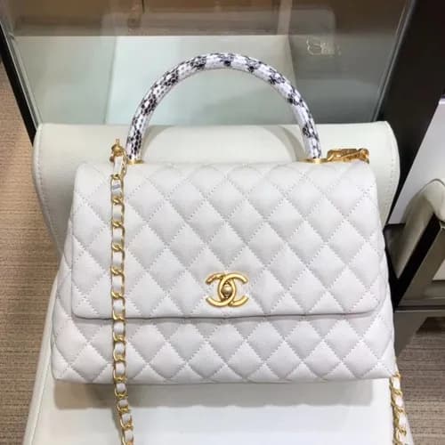 Chanel 2019 Coco Chain Handle Shoulder Bag,23/28CM… - 1