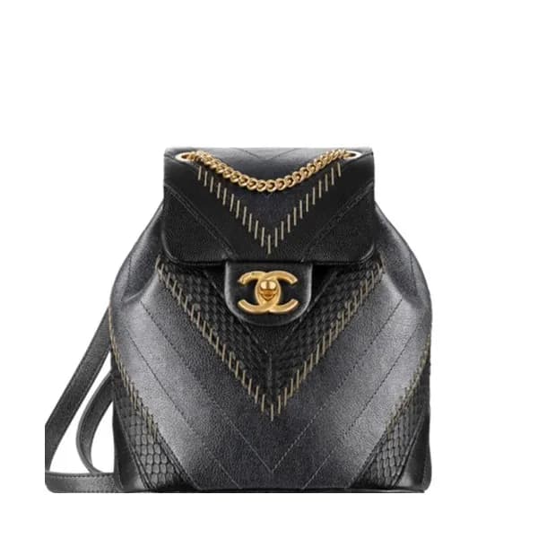 Chanel 2019 Women Leather Back Pack,25CM - 샤넬 2019… - 1