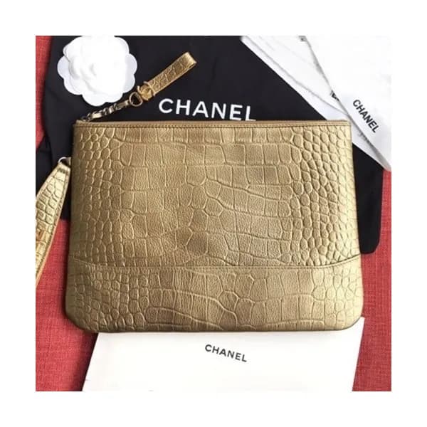 Chanel 2019 Leather Women Clutch Bag ,27.5CM - 샤넬 … - 1