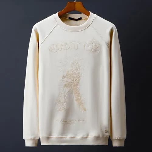 LouisVuitton 2019 Mm/Wm Logo Wolf Cotton Hood Tee … - 1