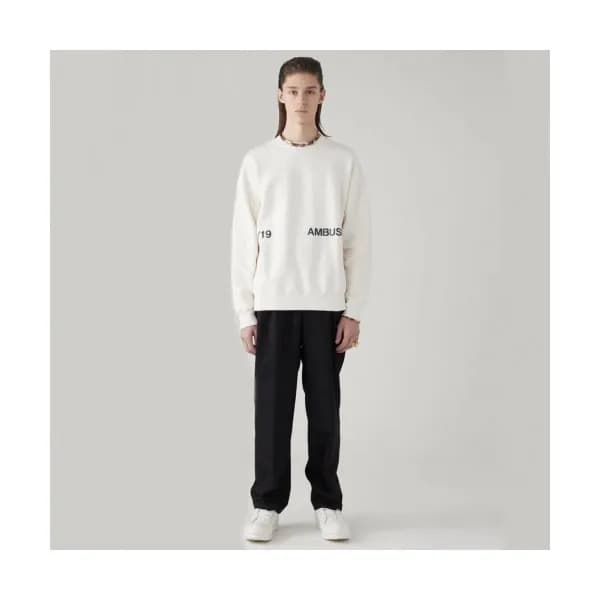 Ambush 2019 Mm/Wm Logo Casual Cotton Man-to-man -… - 1