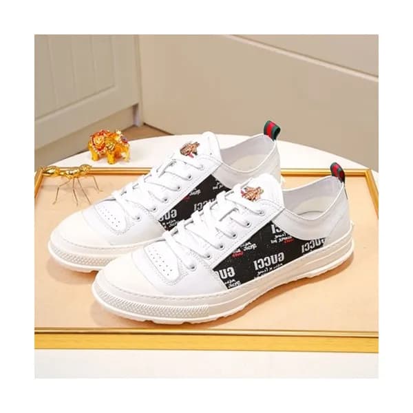 Gucci 2019 Mens Leather Sneakers - 구찌 2019 남성용 레더 … - 1