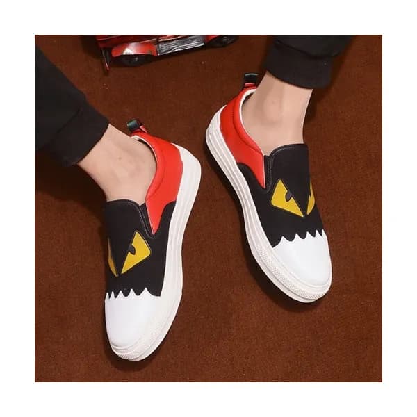 Fendi 2019 Mens Leather Slip On - 펜디 2019 남성용 레더 슬… - 1