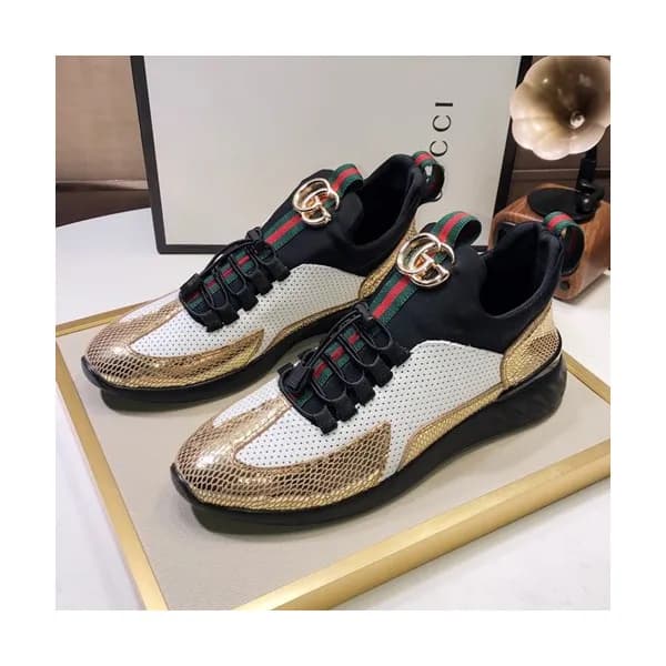 Gucci 2019 Mens Leather Sneakers - 구찌 2019 남성용 레더 … - 1
