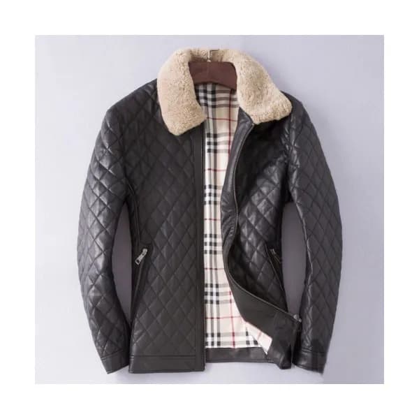 Burberry 2019 Mens Casual Down Leather Jacket - 버버… - 1
