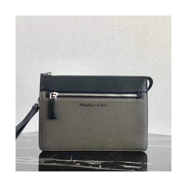 Prada 2019 Mens Clutch Bag,26CM - 프라다 2019 남성용 클러치… - 1