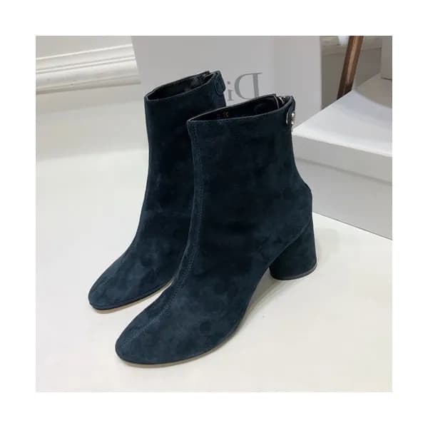 Dior 2019 Ladies Suede Middle Heel Boots - 디올 2019… - 1