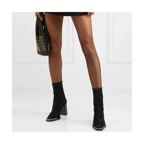 Alexander wang 2019 Ladies Suede High Heel Boots -… - 1
