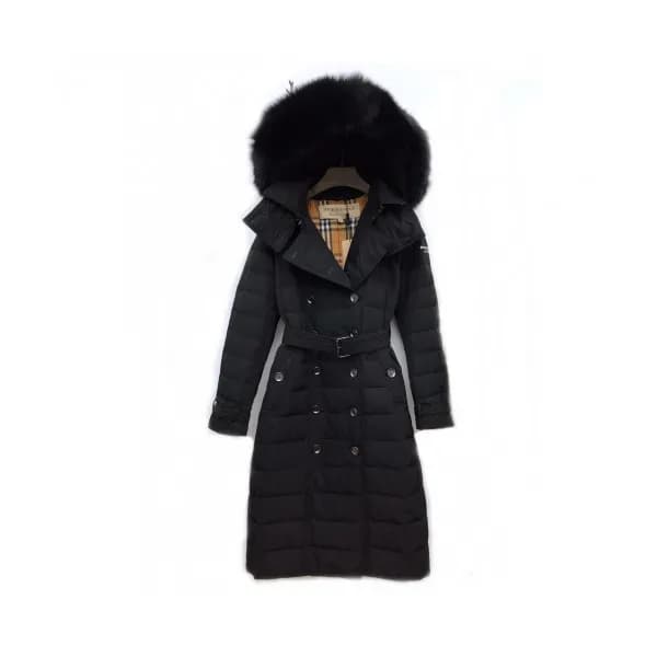 Burberry 2019 Womens Logo Goose Down Long Padding … - 1