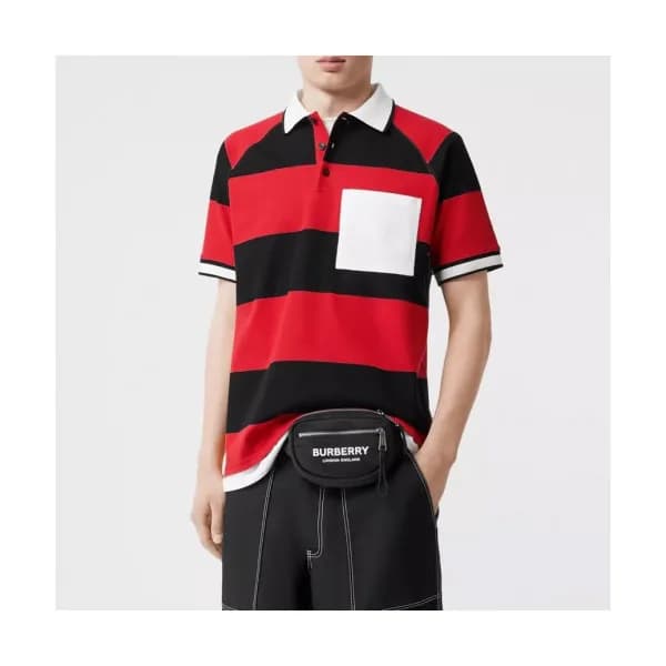 [버버리]Burberry 2019 Mens Logo Cotton Polo Short Sle… - 1
