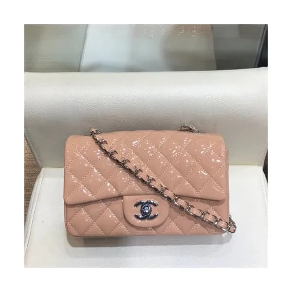 Chanel 2019 Leather Chain Shoulder Cross Bag,20CM … - 1
