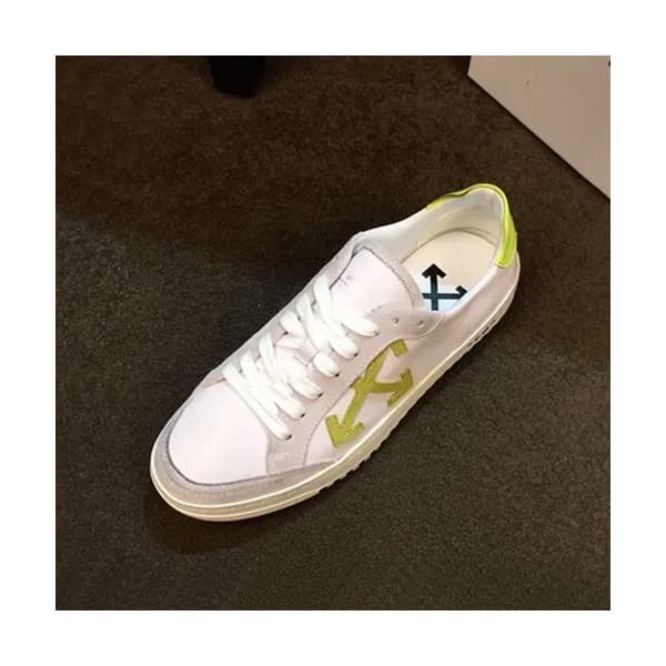 Off-white 2019 Mens Leather Sneakers - 오프화이트 2019 … - 1