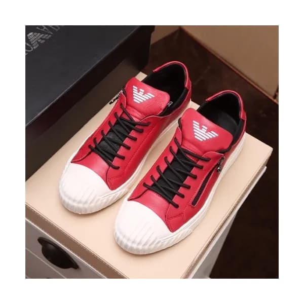 Armani 2020 Mens Leather Sneakers - 알마니 2020 남성용 … - 1