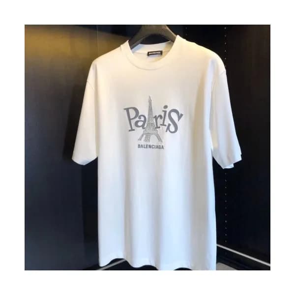 [발렌시아가]Balenciaga 2020 Mm/Wm Logo Cotton Short Sle… - 1