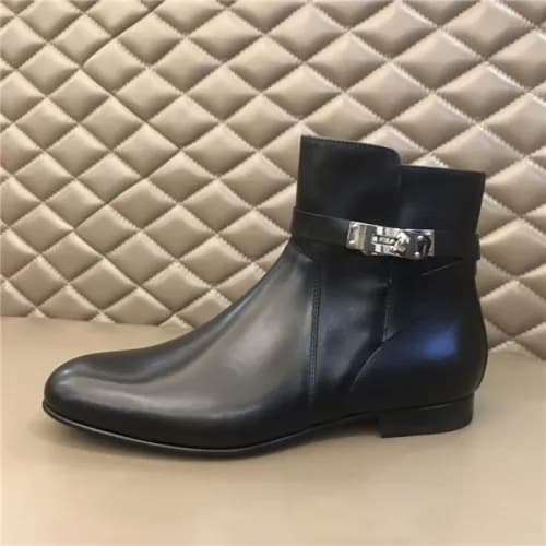 Hermes 2020 Men's Leather Ankle Boots - 에르메스 … - 1