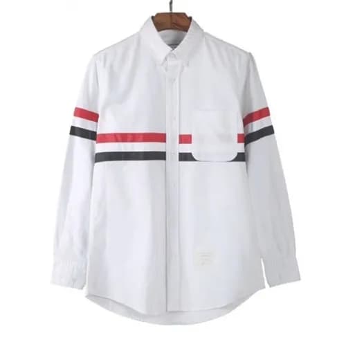 [톰브라운]Thom Browne 2020 Mens Strap Cotton Tshirts -… - 1