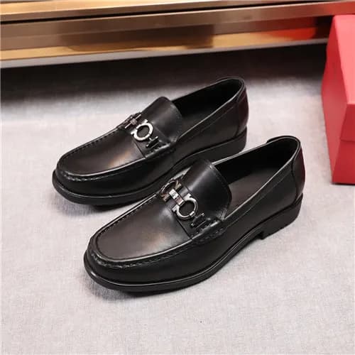 Salvatore Ferragamo 2020 Men's Leather Loafer … - 1