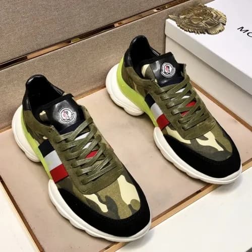 Moncler 2021 Men's Leather Sneakers - 몽클레어 202… - 1