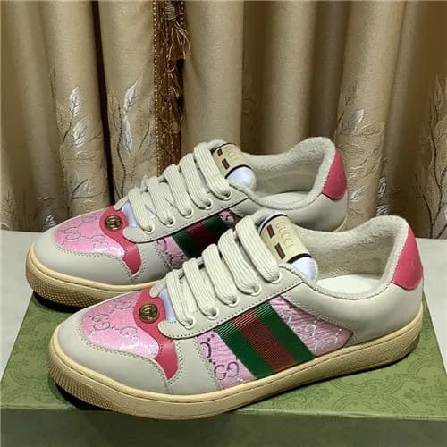 [매장판]Gucci 2021 Women's Leather Sneakers - 구찌 … - 1