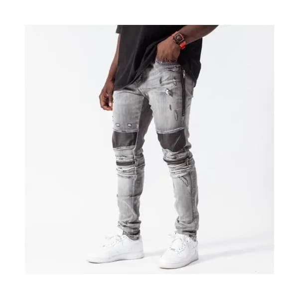Amiri Mens Trendy Denim Pants Black - 아미리 2021 남성… - 1