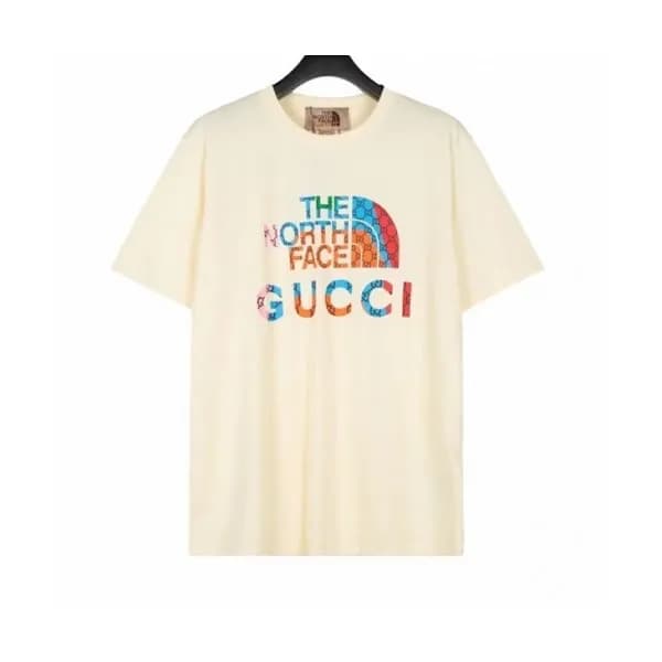 Gucci Mm/Wm Logo Short Sleeved Tshirts Ivory - 구찌… - 1